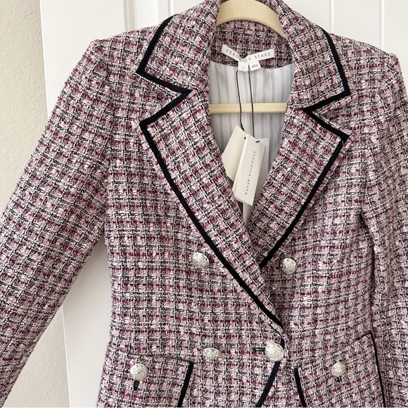 Veronica Beard Theron Tweed Blazer Jacket - Picture 5 of 11